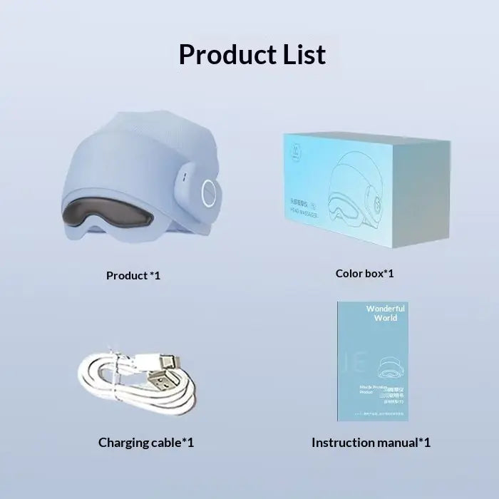 T5 Head Massager with Eye Hot Compress